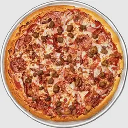 Photo of the Cable Car five-meat pizza